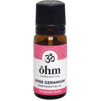 Ohm Oils Pure Rose Geranium Essential Oil
